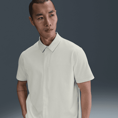 新品未使用 ナイキ 24.7 PerfectStretch 半袖シャツ 白 XL Nike 24.7 PerfectStretch Men's Dri-FIT Short-Sleeve Snap-Down Top